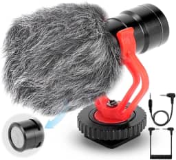 Microfone para Celular, Microfone, Microfone para Gravar Videos, Microfone Celular, Microfone Direcional, Microfone para Câmera, Microfone para Podcast, Microfone Direcional para Camera