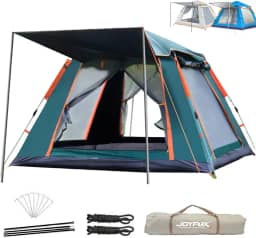 Joyfox Barraca De Camping Automatica Upf 50+ Impermeavel 1500mm Grande Para 5-8 Pessoas 240 * 240 * 155cm