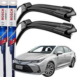 Palheta Limpador Parabrisa Bosch Aerofit Par de Palheta Limpadora Dianteiro Original Corolla 2015 á→2024