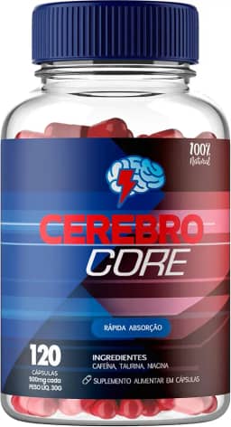 Cerebro Core Suplemento Cafeina Niacina Beta Alanina - Mais Foco Energia e Disposição