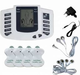 Aparelho Eletroestimulador TENS Portátil | 8 Modos Terapêuticos | Alívio de Dores Musculares | Fisioterapia em Casa | Seguro e Não Invasivo