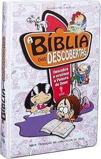 A Bíblia das Descobertas NTLH | SBB | A Bíblia das Descobertas - Capa dura ilustrada plastificada, rosa: Nova Tradução na Linguagem de Hoje (NTLH)