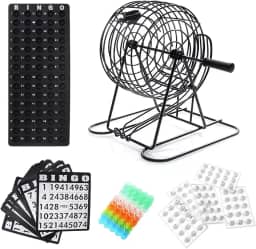 Bingo Profissional Completo Metal Tabuleiro Bola Festa Jogo