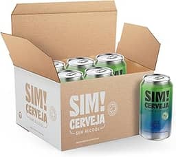 Sim! Cerveja Sem Álcool - IPA - COMBO com 6 latas