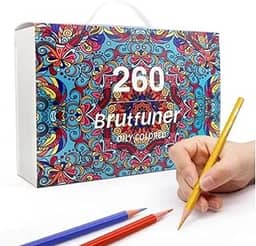 Lapis De Cor Desenho Profissional Caixa Com 260 Cores Óleo