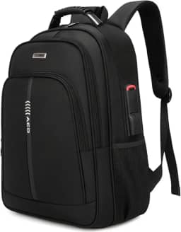 Mochila Executiva Impermeável para Notebook até 17,3” – Antifurto com Cabo de Aço, USB Externa, Masculina Grande, Trabalho e Viagem