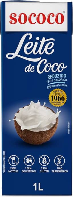 Sococo Leite De Coco Rtc Tetra Pak 1L