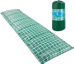 Colchonete Acampamento Camping Solteiro Pesca Retiro Ginástica 190x60cm Verde