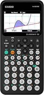 Casio Calculadora gráfica colorida fx-CG100 ClassWiz com gráfico 3D e Python | Tela grande de alta resolução, funções básicas e avançadas | Ideal para exames, STEM, programação e avançados