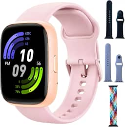 Relogio Smartwatch Feminino e Masculino,Smartwatch GPS,Tela HD de 1,85" Full Touch, Modos Esportivos, Inclui 3 Pulseiras, Compatível com Android iOS amarelo