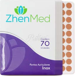 Ponto Auricular Inox 700 Pontos Zhenmed Auriculoterapia (Esparadrapo Redondo)