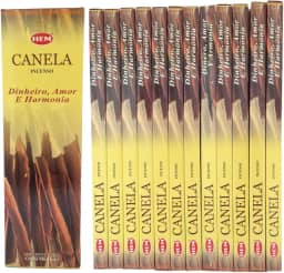 Incenso Indiano Hem Canela - Prosperidade 12 Caixas