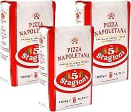 Farinha de trigo 00 Italiana Le 5 Stagioni - Napoletana Pack c/ 3