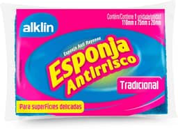 Esponja - Antirrisco Unitária c/1 unid., Alklin