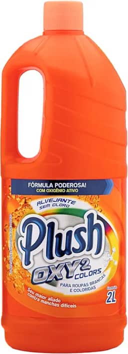 Plush Alvejante Sem Cloro Tradicional Oxy2 2 Litros Laranja