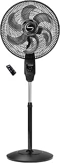 Ventilador de Coluna Mallory Chronos 126W, Silencioso, Com Controle Remoto, Hélice de 6 pás, Auto Desligamento Programável de até 7 Horas- PR – GR - 127V