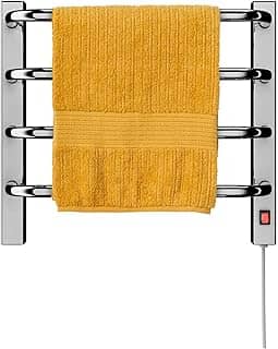 Aquecedor Toalhas Térmico Cromado Mini Pequeno 110v Direito