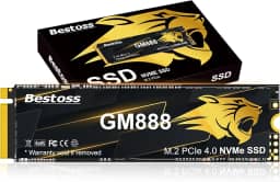 SSD PCIe 4.0 M.2 2280 NVMe de 512 GB para PC, PS5, laptops, até 7100 MB/s, unidade de estado sólido interna, cache SLC dinâmico, HMB, projetado para jogadores, desenvolvedores de IA, editores de vídeo