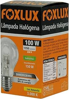 Foxlux Lâmpada Halógena Clássica 100W 220V