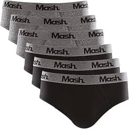 Kit 6 Cuecas Slip MashMasculino