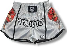 Thai Armor Calção de Muay Thai para Treino, Competição e Luta, Shorts de Boxe Tailandês Confortável, Ideal para Atletas