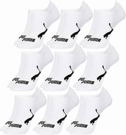 Kit 9 Pares de Meias Puma Sapatilha Cano Baixo Soquete Esportiva Masculina Original