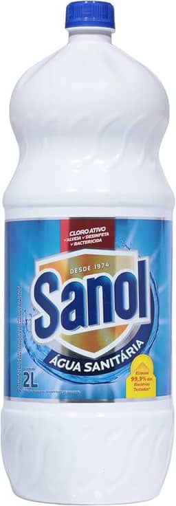 Água Sanitária, Sanol, 2 Litros, Branca