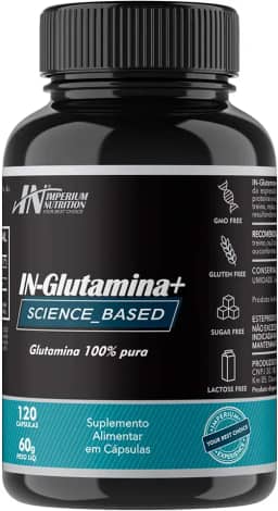 Glutamina (IN-Glutamina+ 120 Cápsulas) - Imperium Nutrition