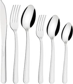 Faqueiro Tramontina Búzios em Aço Inox 36 Peças