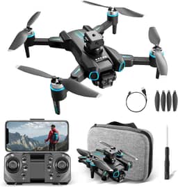 Drone Com Camera Drone Profissional 4K HD Três Câmeras com fluxo óptico FPV Mini Controle Remoto DroneQuadricóptero S4S(GN-503)