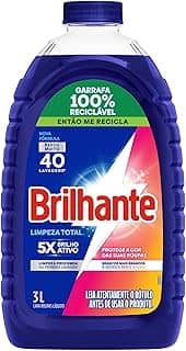 Brilhante Limpeza Total - Lava Roupas Líquido 3L