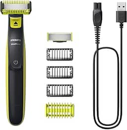 Aparador e Raspador de Pelos Philips OneBlade com 4 pentes QP2824/10 À prova d’água - Bivolt