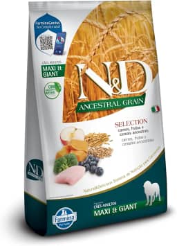 N&D Ancestral Grain Selection Ração para Cães Adultos Raças Grandes e Gigantes 15 kg