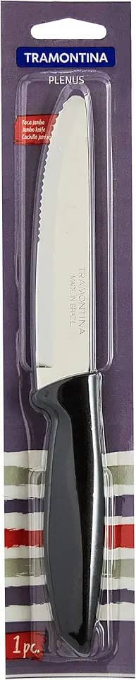 Tramontina 23421105 Faca para Churrasco Jumbo 5", Preto