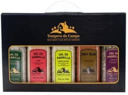 Kit sal de parrilla para churrasco 5 und