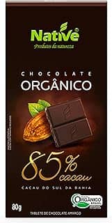 Chocolate 85% Cacau Orgânico Native 80g