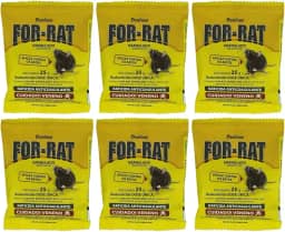 Kit 6 Und Straik Isca Mata-Ratos Sachês 25g