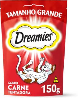 Dreamies Petisco Carne Tentadora Gatos Adultos 150G