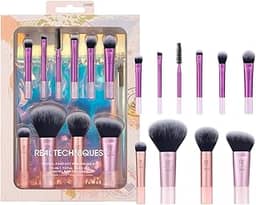 Real Techniques - Kit Best 10 Mini Pincéis Com Travel Bag