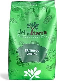 Eritritol Cristal Puro Adoçante Natural 1Kg Della Terra