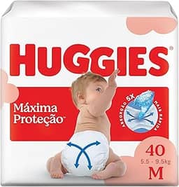 Fralda Huggies Supreme Care M - 40 fraldas
