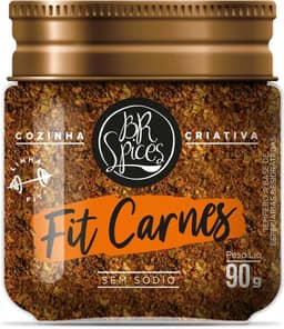 Tempero para Carne Zero Sódio BR Spices Fit Pote 90g