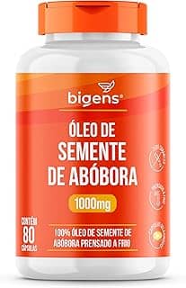 Óleo de Semente de Abóbora 1000mg, 80 cápsulas, Biogens