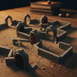 Cenario Rpg Muros Modulares Portas Dungeon Dragons 95 Pç D&d