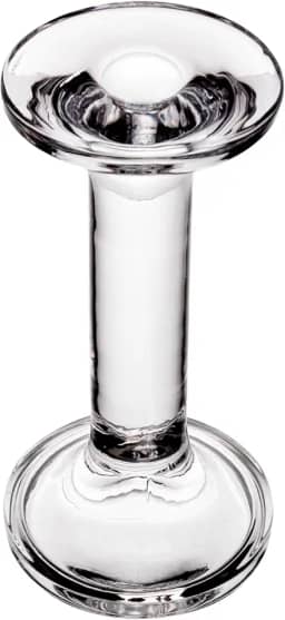 WOLFF - Castiçal para Vela de Vidro Creta 8cm x 8cm x 16cm