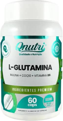 L Glutamina - 60 cápsulas - Qnutri
