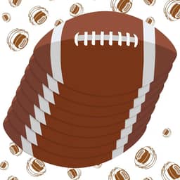 Jogo americano descartável, jogo americano de futebol americano, jogo americano descartável, 33 cm, jogo americano de papel para chá de bebê, decoração de suprimentos para festa de aniversário (futebol, 50 pacotes)