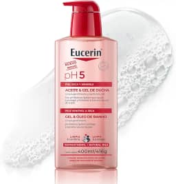 Eucerin PH5 Gel e Óleo de Banho 400ml - Limpa gentilmente e protege a barreira natural da pele