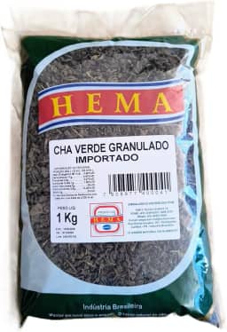 Cha Verde Granulado Importado - 1 Kg - Hema