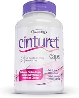 Cinturet Caps, 120 Cápsulas (Quitosana, Psyllium, Laranja Amarga, Berinjela com Vitaminas e Minerais), New Labs Vita